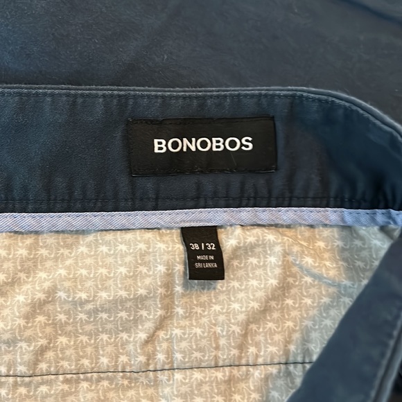 Men’s Navy Bonobos Light Weight Chinos - Size 38/32 - Picture 2 of 2